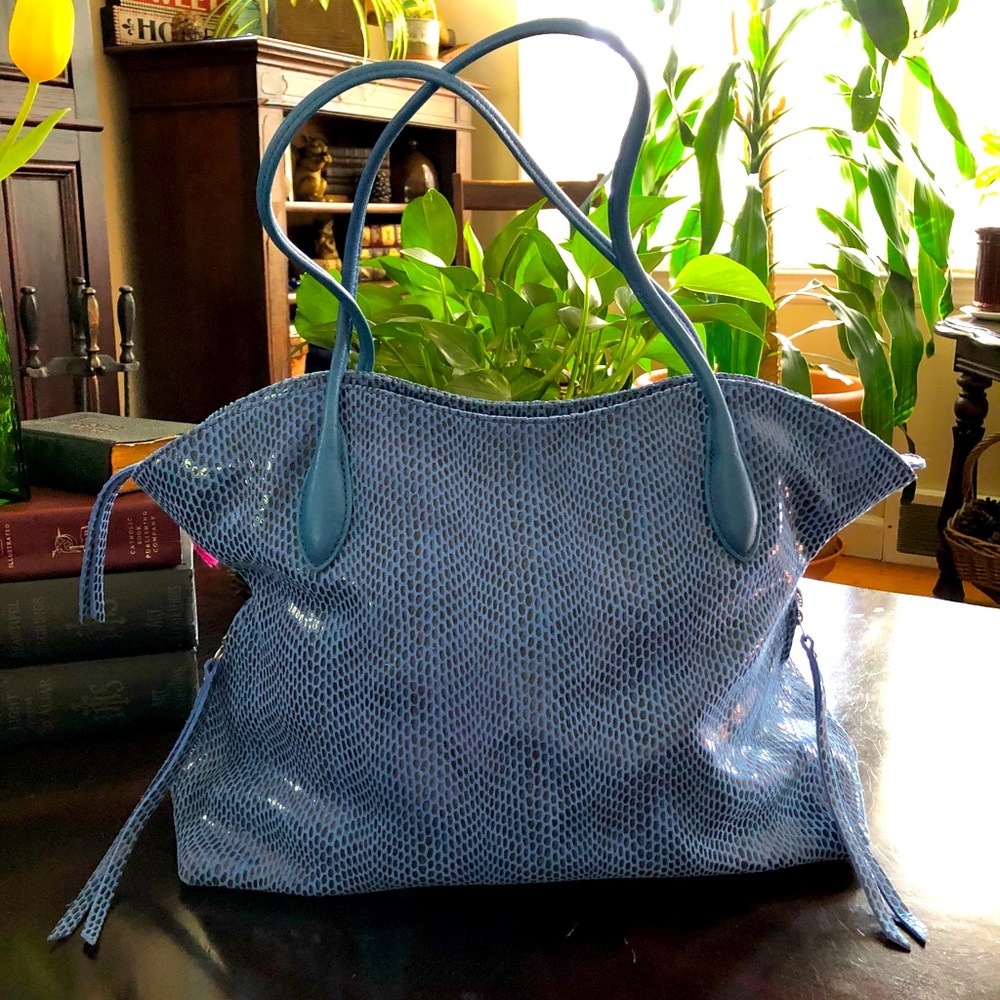 Sorial Blue Shoulder/Hobo Bag